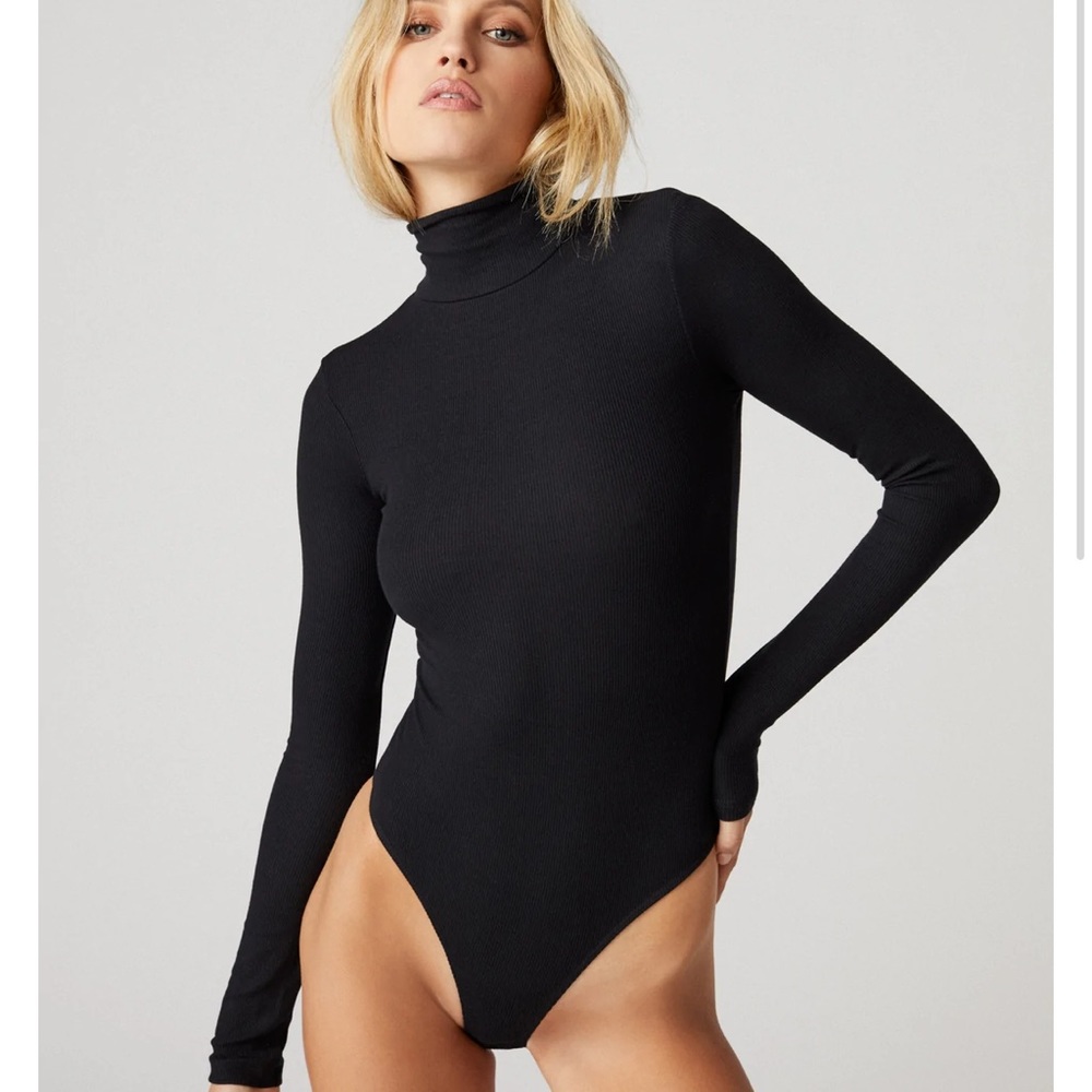 Black and white turtleneck bodysuit bundle